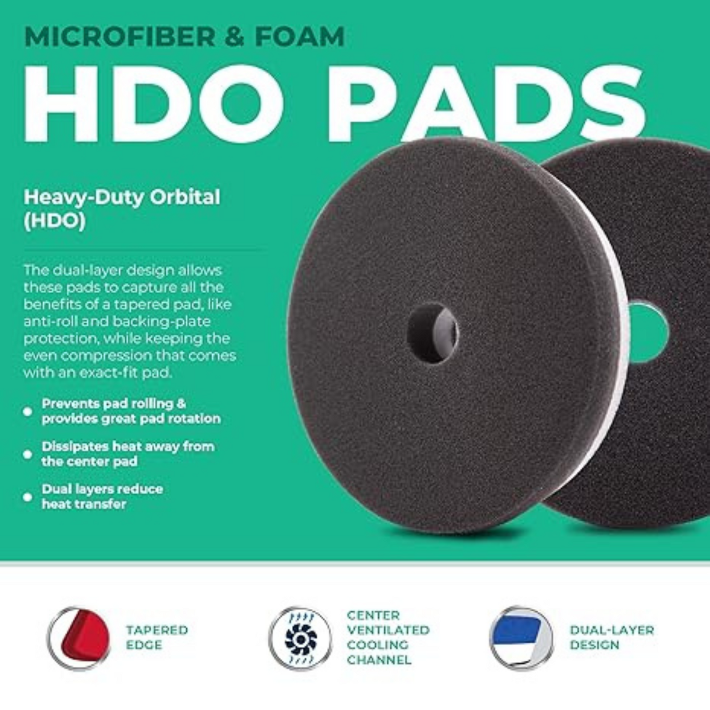 Lake Country - HDO Black Finishing Pad