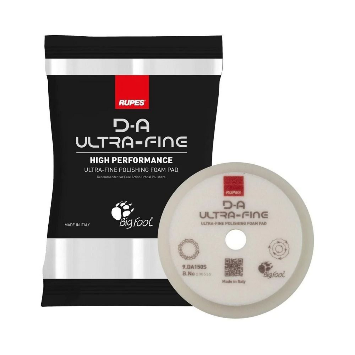Rupes - D-A White Ultra-Fine Finishing Foam Pad