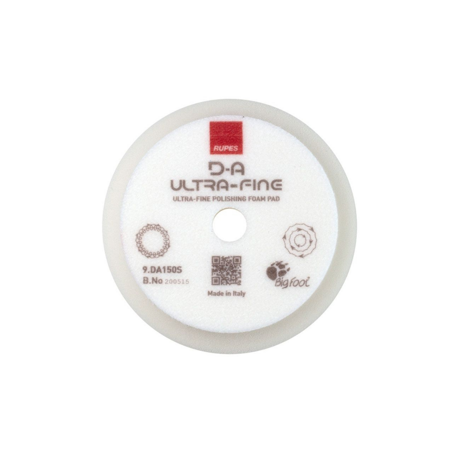 Rupes - D-A White Ultra-Fine Finishing Foam Pad