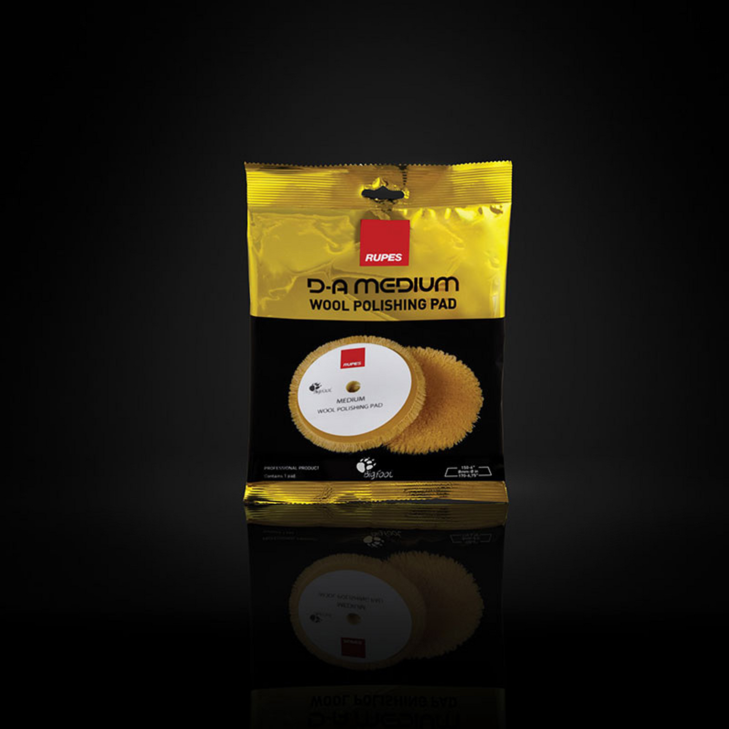 Rupes - Yellow Medium Wool Pad