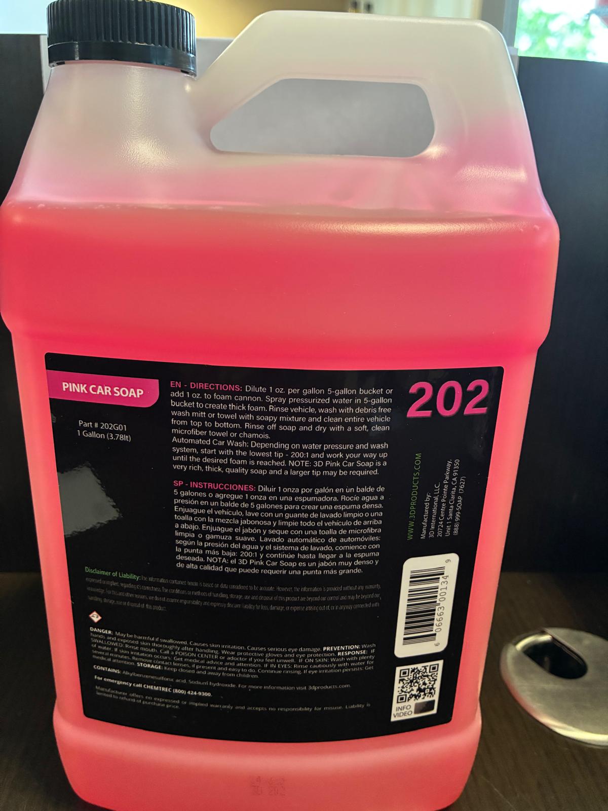3D - Pink Car Soap