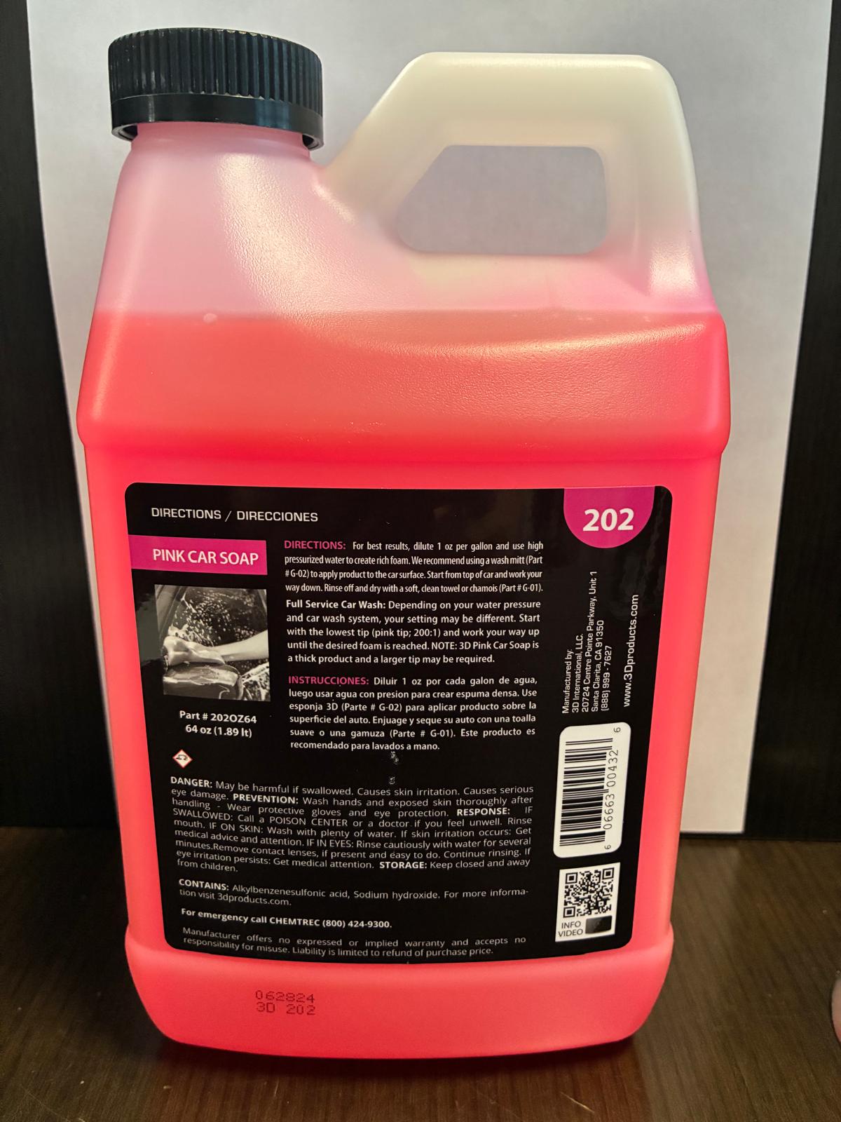 3D - Pink Car Soap