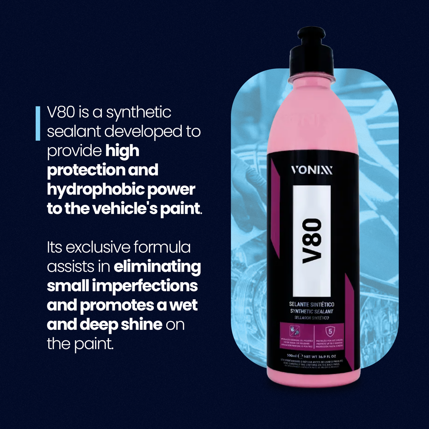 Vonixx - V80 Synthetic Paint Sealant 16.9 fl oz (500ml)