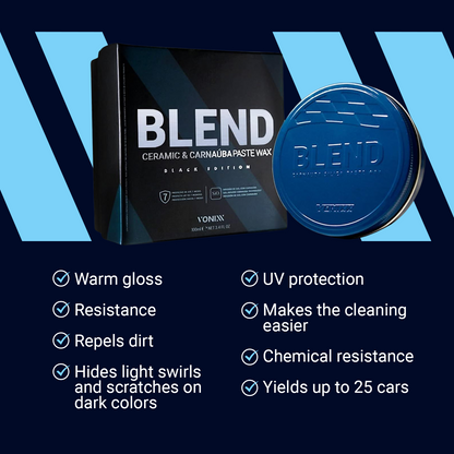 Vonixx - Blend Black Paste Wax Deep Shine for Dark Paints