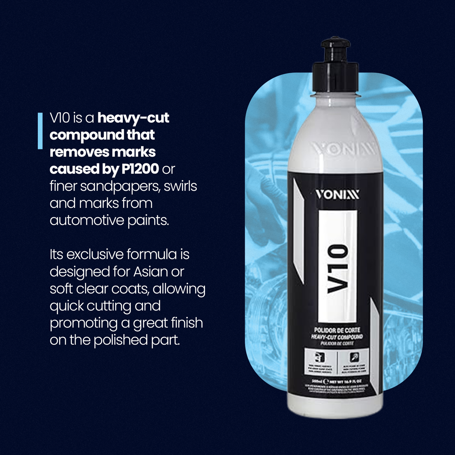 Vonixx - V10 Heavy-cut Compound(soft Paint) 16oz