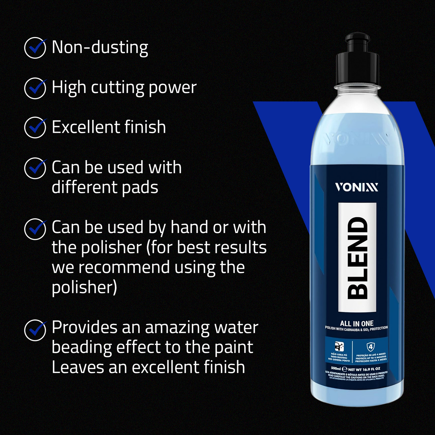 Vonixx - Blend All in One Polish with ceramic & Carnauba Protection