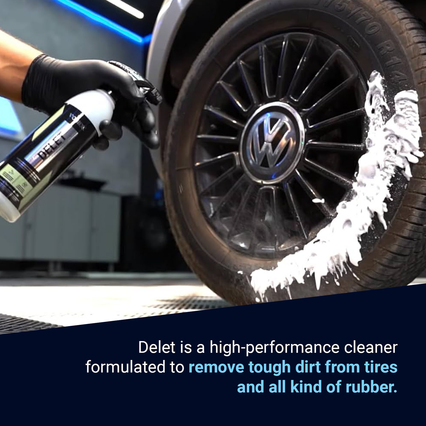 Vonixx - Delet Tire and Rubber Cleaner High-Performance Formula