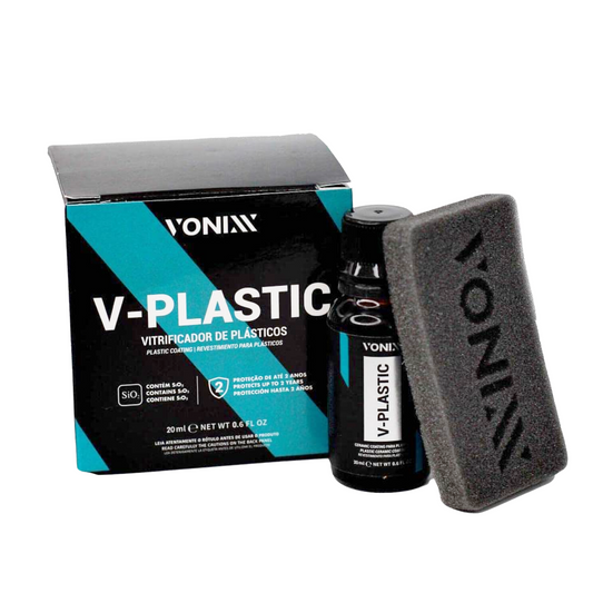 Vonixx - V-Plastic Ceramic Coating 1.6 fl oz (50ml) - For Exterior and Interior Plastics