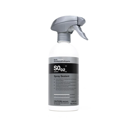 Koch Chemie - S0.O2 Spray Sealant Hydrophobic and High-gloss Painted Surfaces