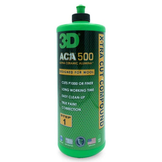 3D - ACA 500 X - Tra Cut Compound - Briggs Detailing Solutions