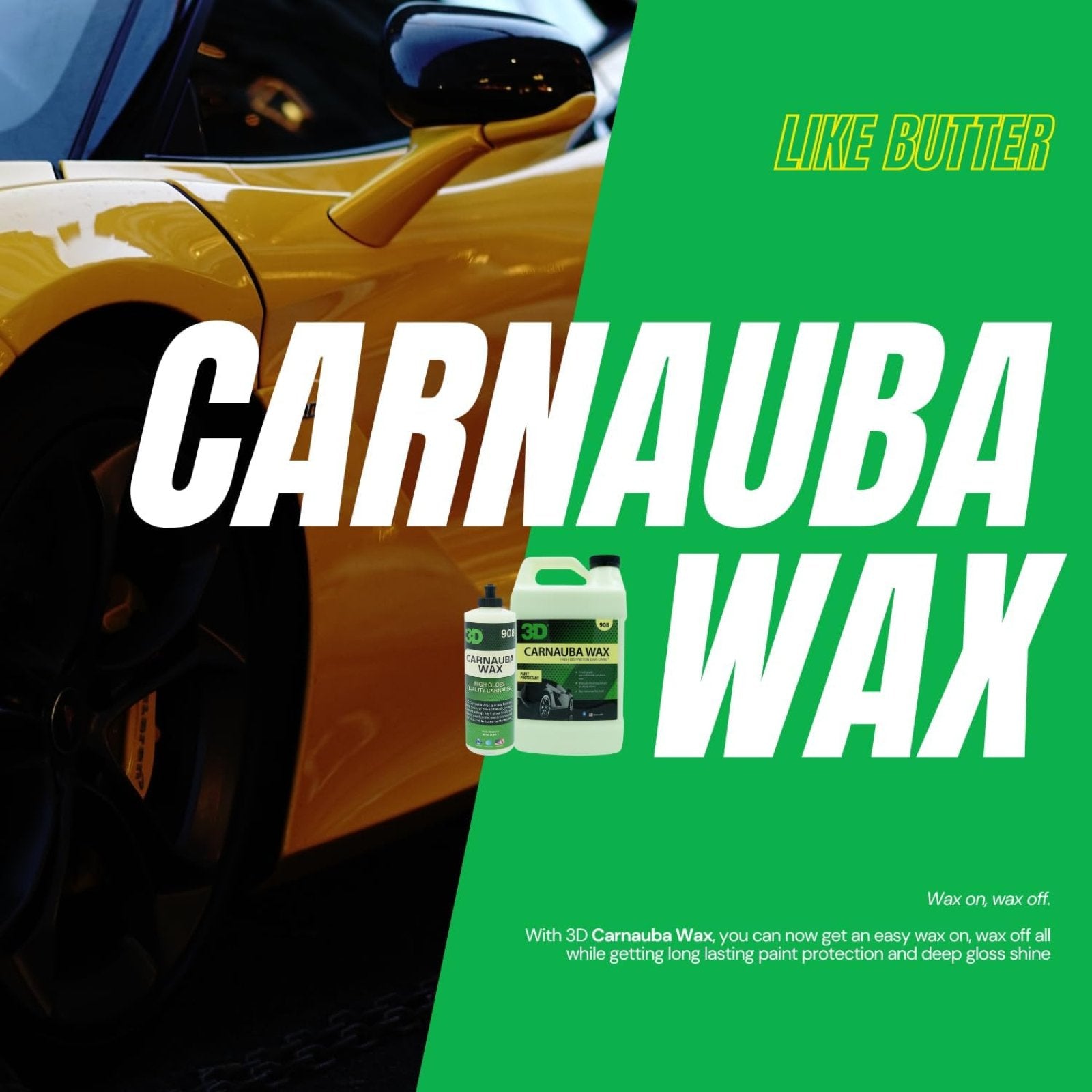 3D - Carnauba Wax - Briggs Detailing Solutions