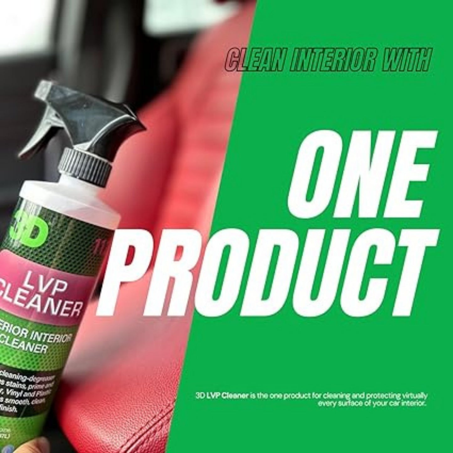 3D - LVP Cleaner Leather Vinyl Plastic Interior Cleaner - Briggs Detailing Solutions