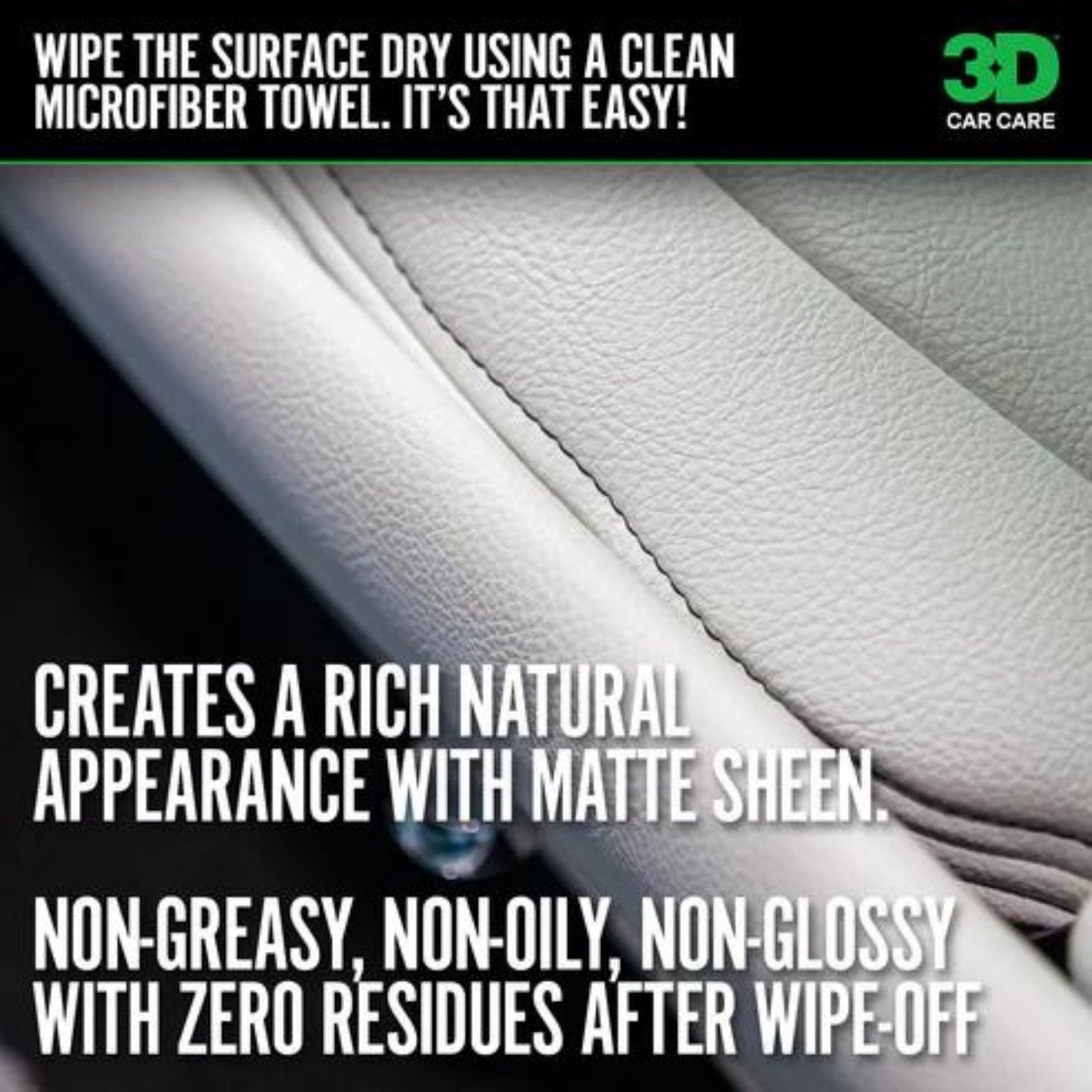 3D - LVP Conditioner Leather Vinyl Plastic Interior Conditioner - Briggs Detailing Solutions