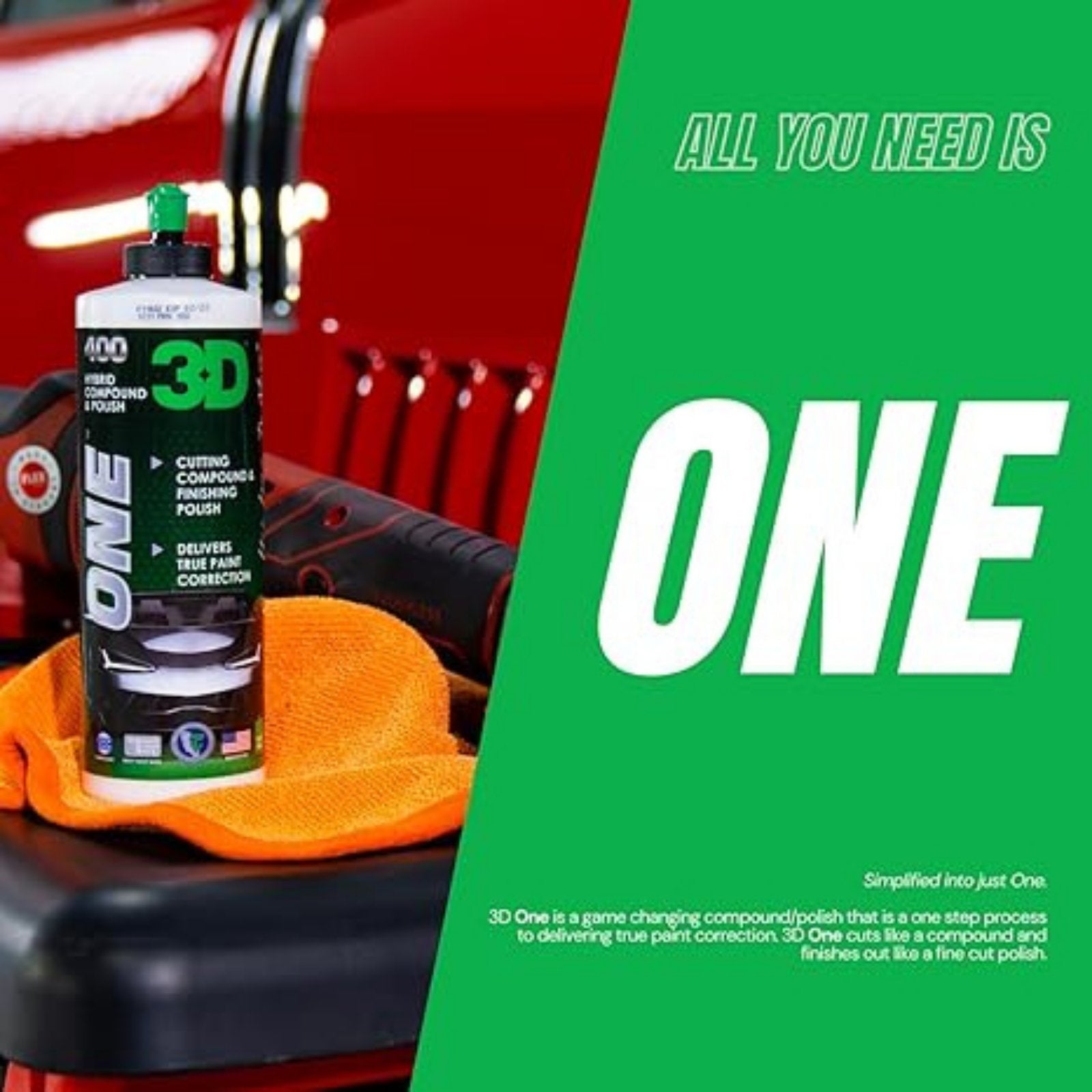 3D - One Hybrid One Step Compound and Polish - Briggs Detailing Solutions