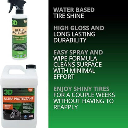 3D - Ultra Protectant Tire and Trim Dressing - Briggs Detailing Solutions