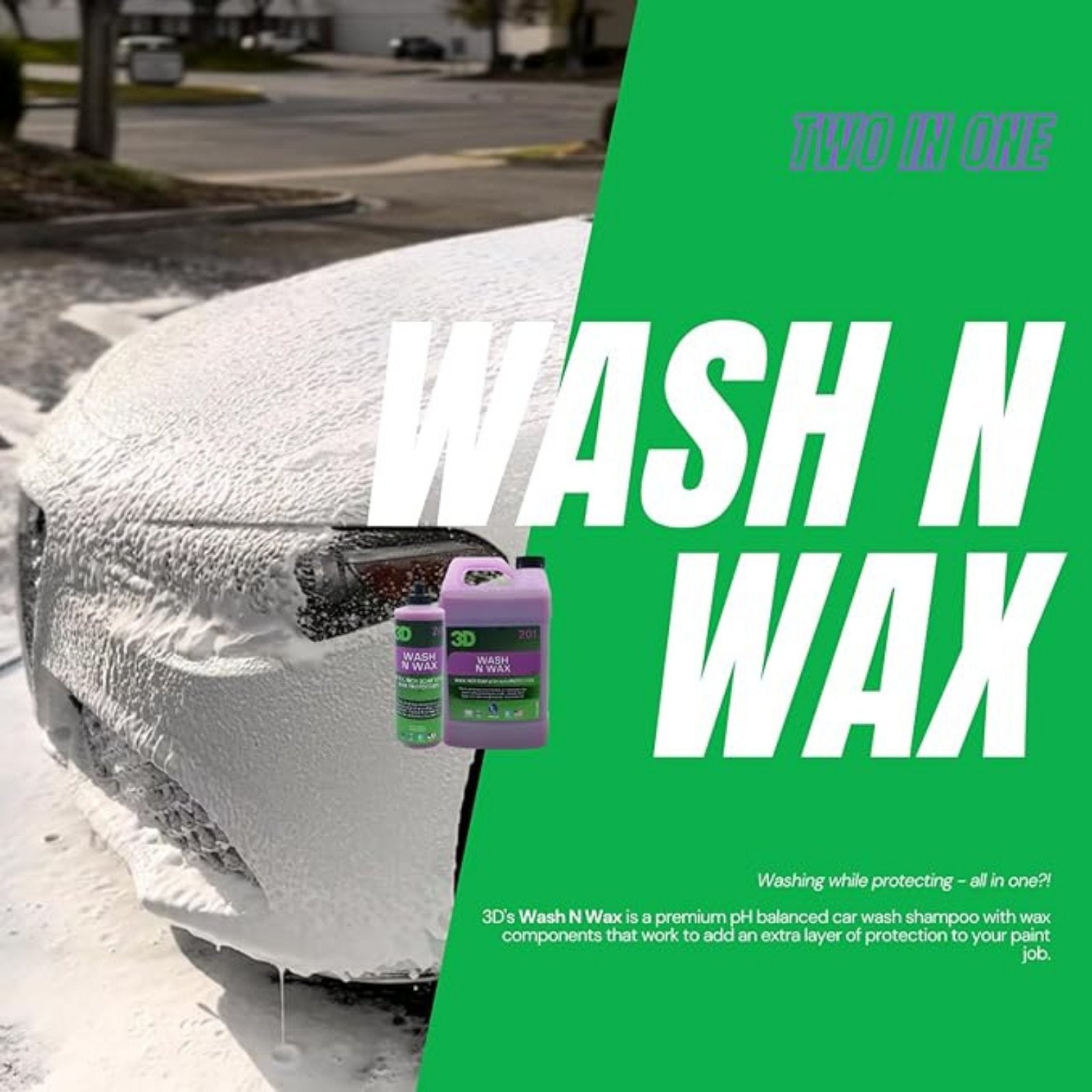 3D - Wash N Wax Car Soap - Briggs Detailing Solutions