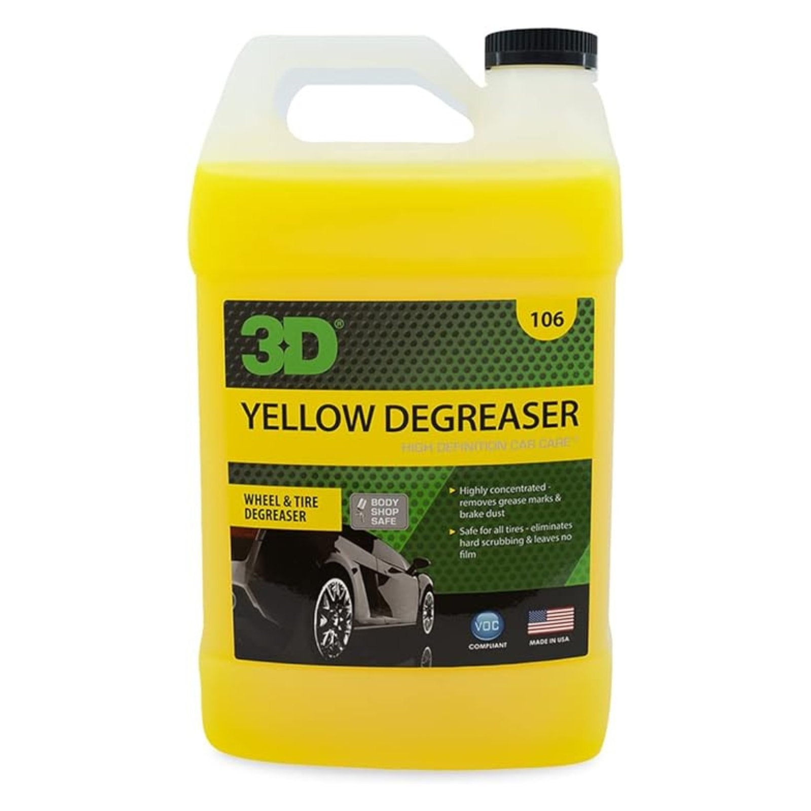 3D - Yellow Degreaser Wheel Cleaner - Briggs Detailing Solutions