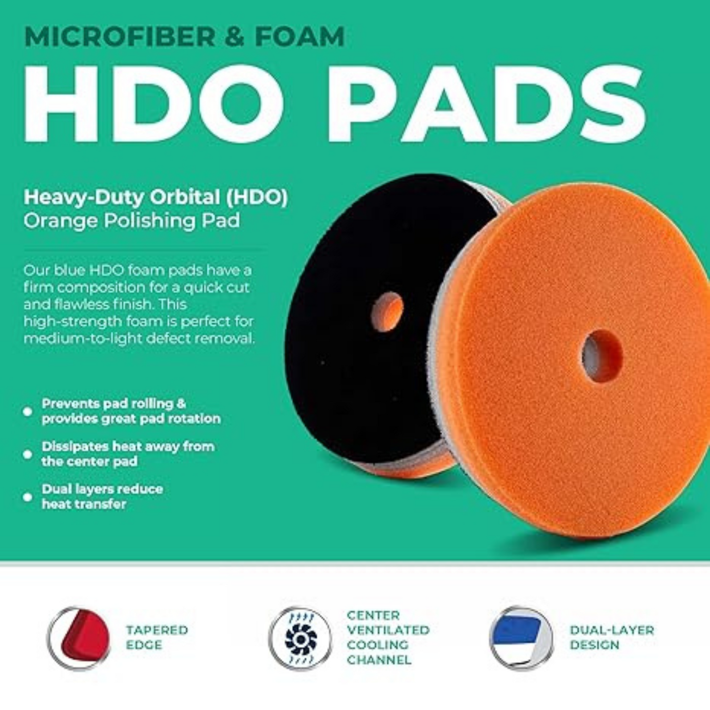 Lake Country - HDO Orange Polishing Pad