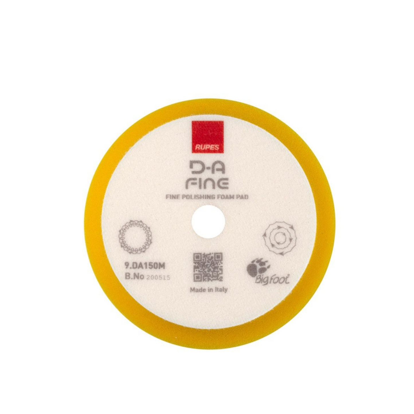 Rupes - DA Yellow Fine Finishing Foam Pad