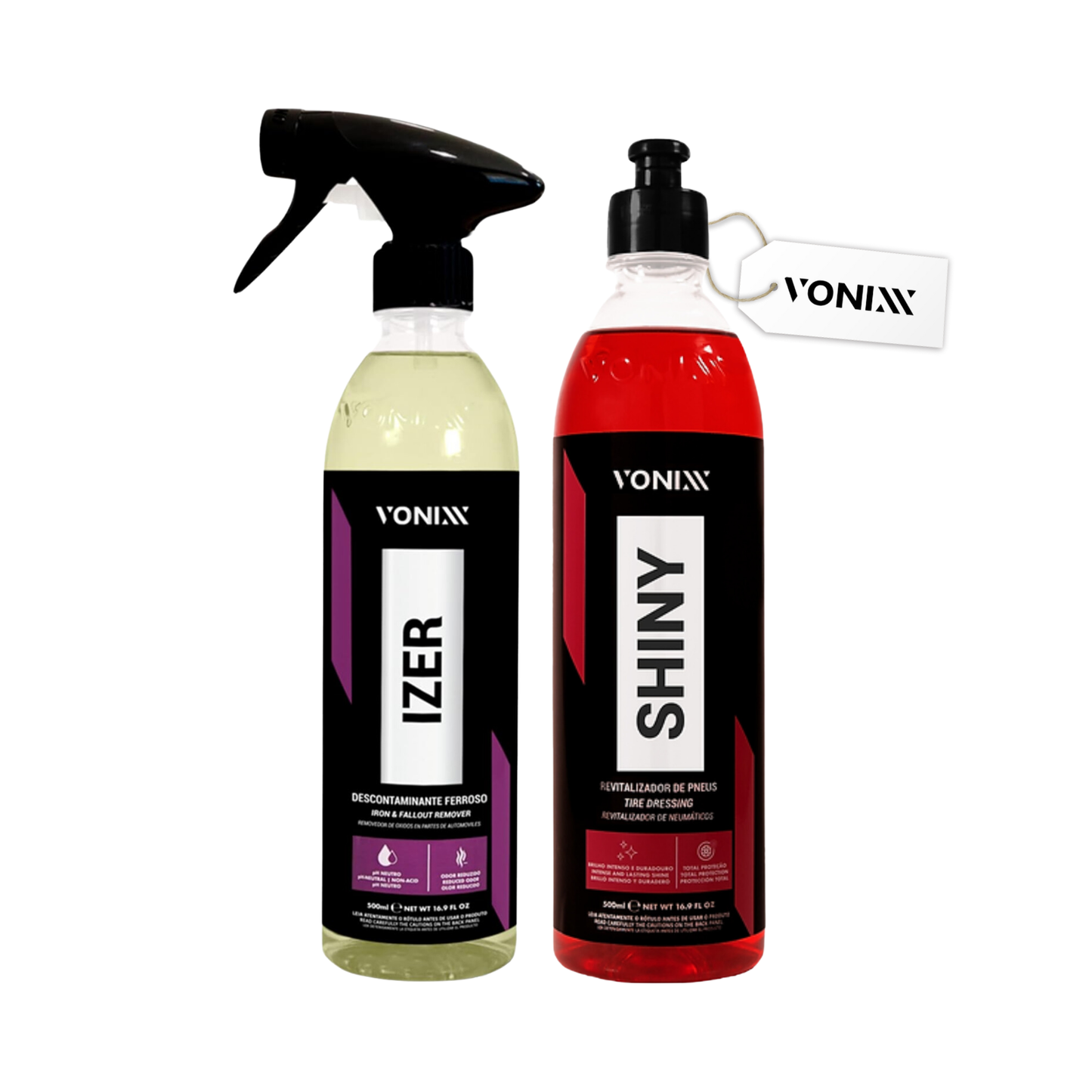 Vonixx - 2-in-1 Wheel Cleaner and Tire Shine Kit