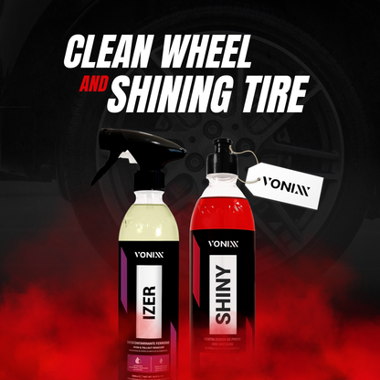 Vonixx - 2-in-1 Wheel Cleaner and Tire Shine Kit