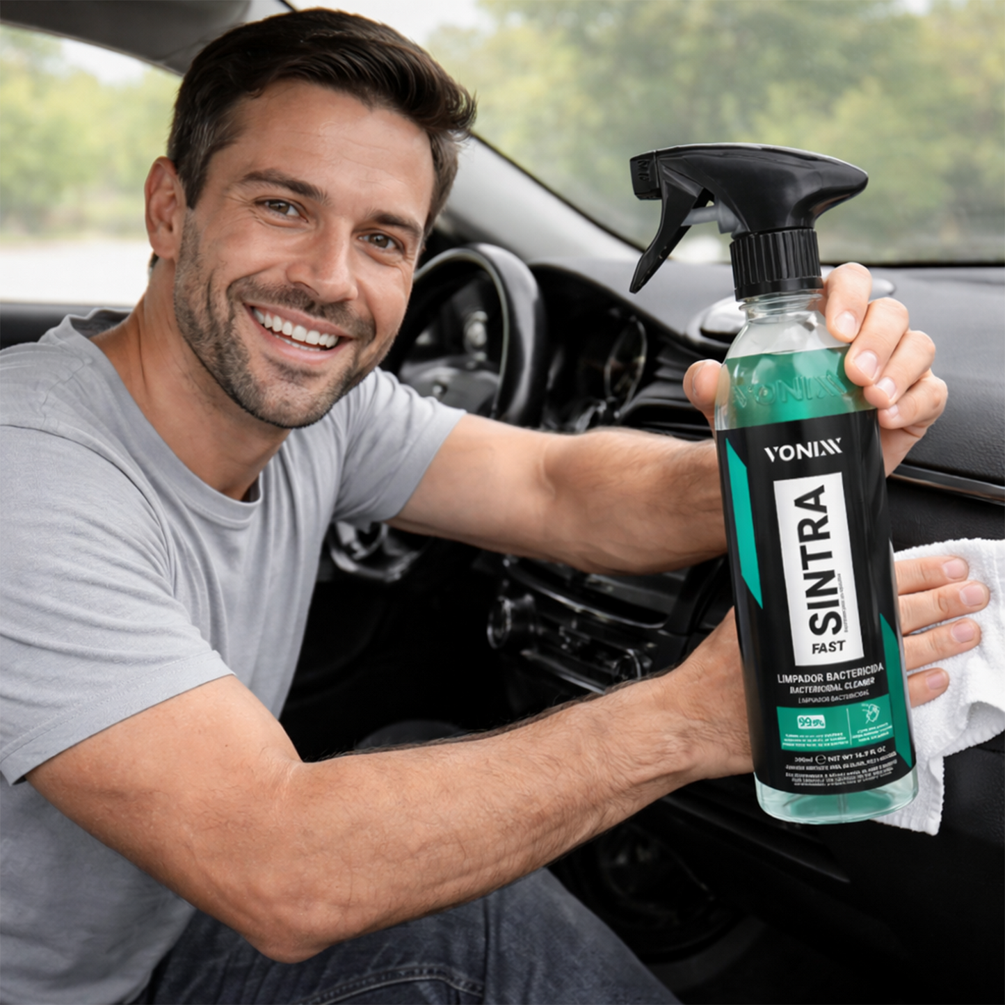 Vonixx - Sintra Fast Interior Cleaner/Bactericidal(Ready-to-use) 16.9oz (500mL)