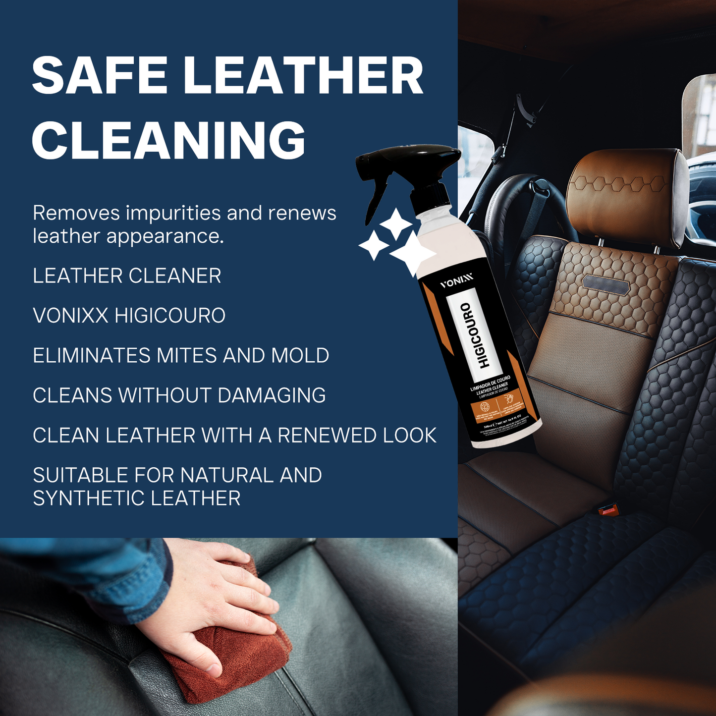 Vonixx - Higicouro Leather Cleaner 16.9oz(500ml)