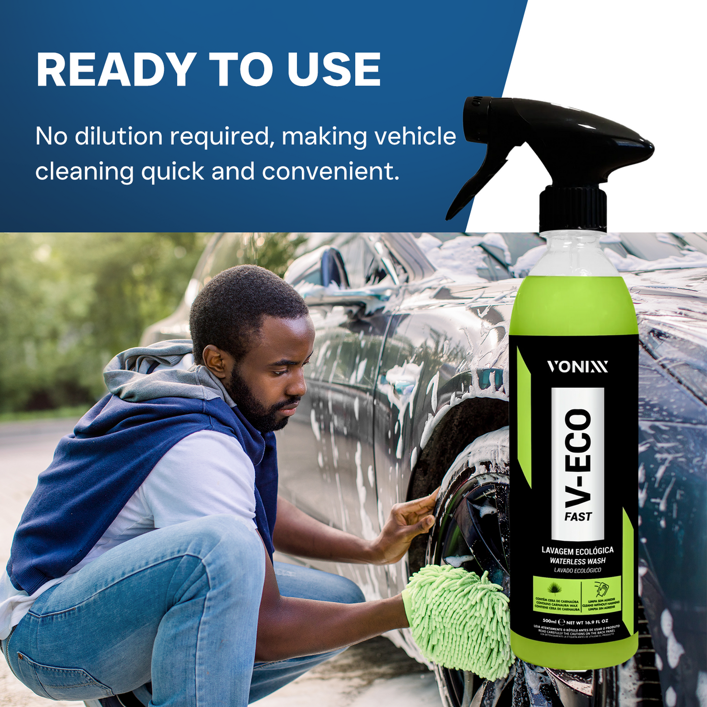 Vonixx - V-Eco Fast Waterless Wash 16.9oz (500mL)