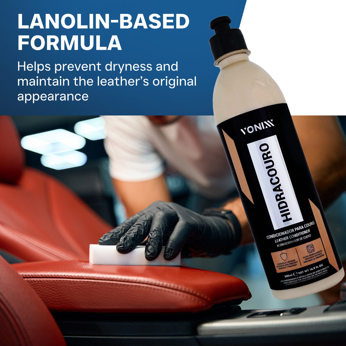 Vonixx - Hidracouro Leather Conditioner 16.9oz (500ml)