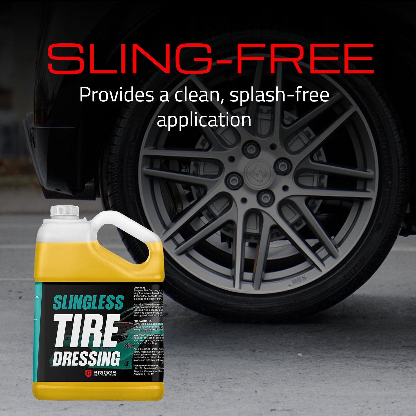 Briggs - Slingless Tire Shine - Briggs Detailing Solutions